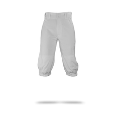 White Tapered Double-knit Short Pants