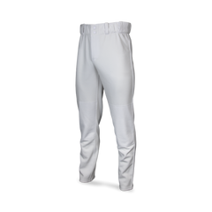 White Tapered Double-knit Pants